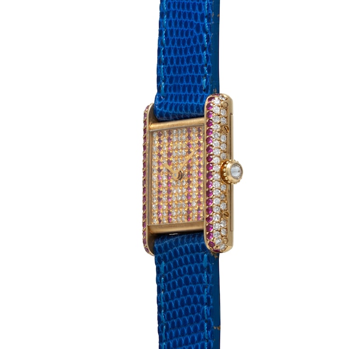 Pre-Owned Cartier Tank Louis Diamonds