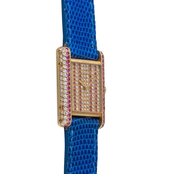 Pre-Owned Cartier Tank Louis Diamonds