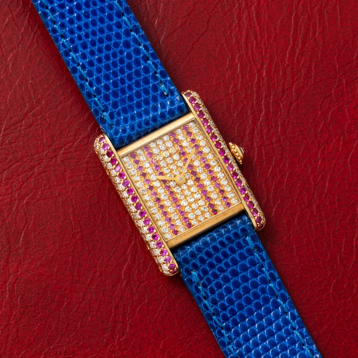 Pre-Owned Cartier Tank Louis Diamonds