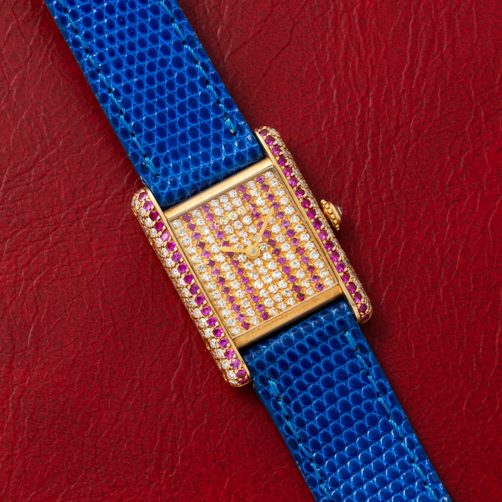 Pre-Owned Cartier Tank Louis Diamonds