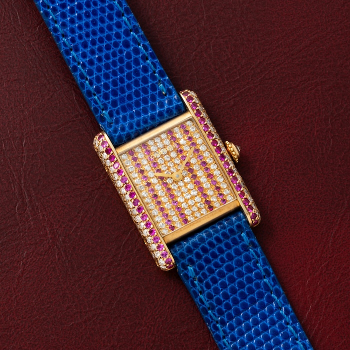 Pre-Owned Cartier Tank Louis Diamonds
