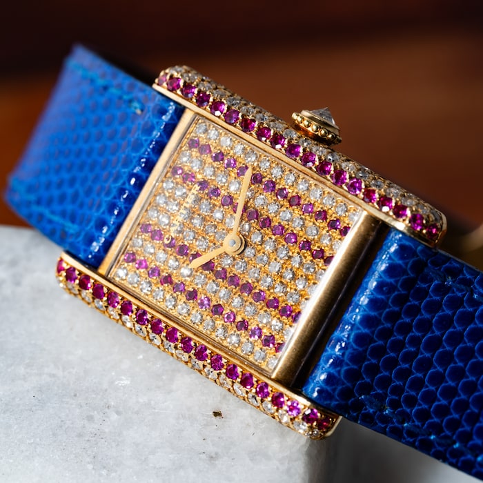 Pre-Owned Cartier Tank Louis Diamonds