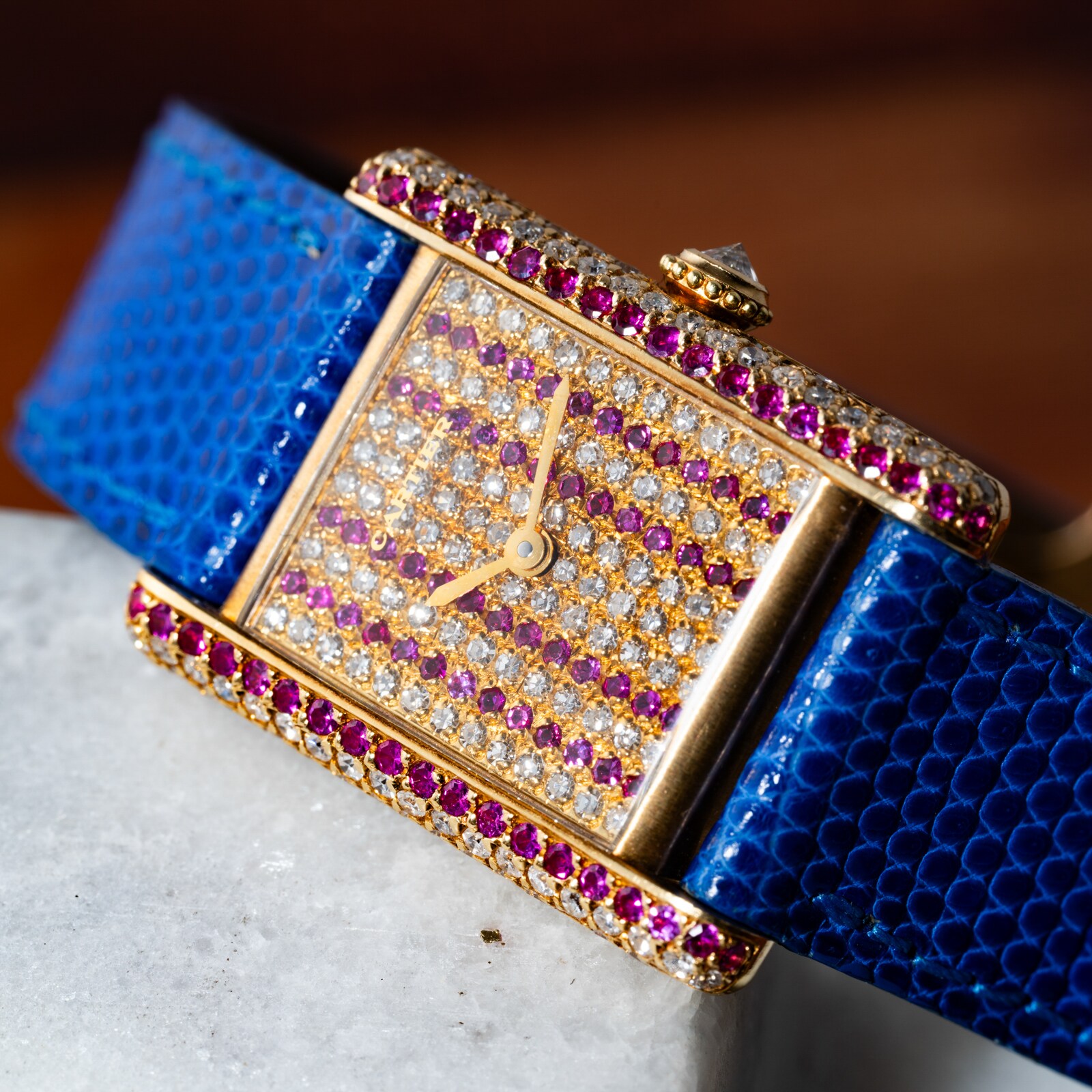 Pre-Owned Cartier Tank Louis Diamonds