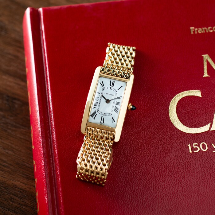 Pre-Owned Cartier Tank Cintr�e 'Paris'