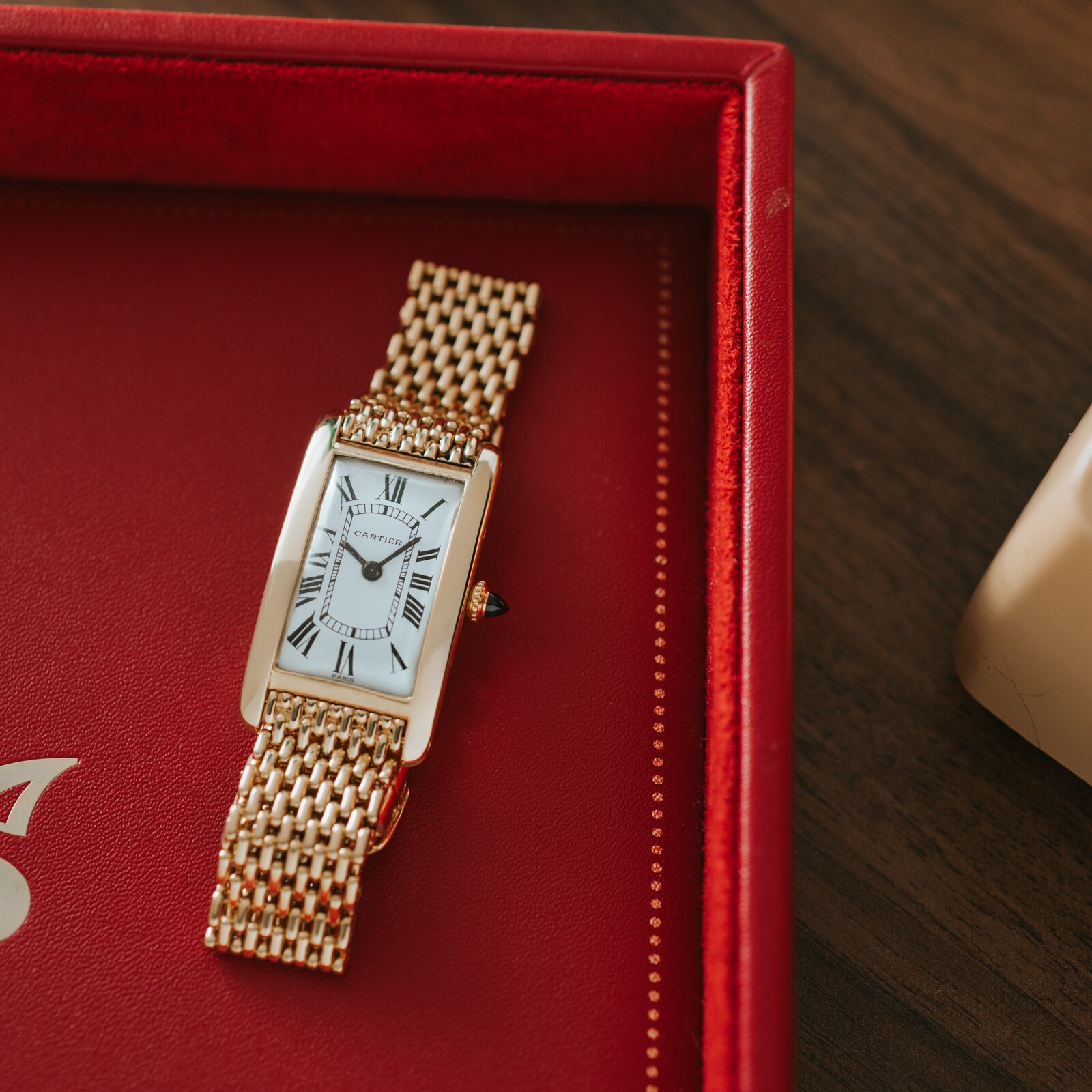 Pre-Owned Cartier Tank Cintr�e 'Paris'