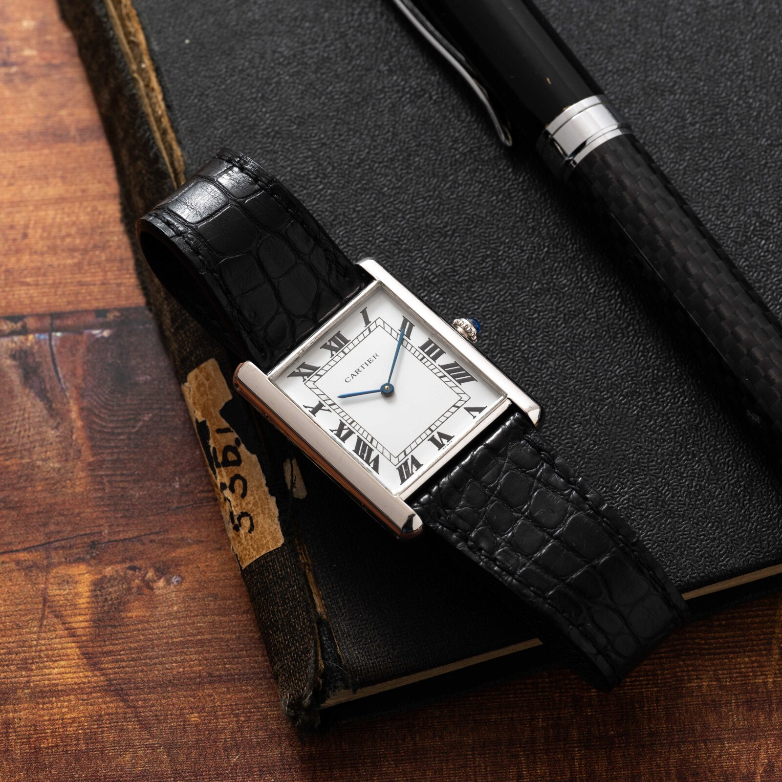 Pre-Owned Cartier Tank Louis Automatique 'Jumbo'