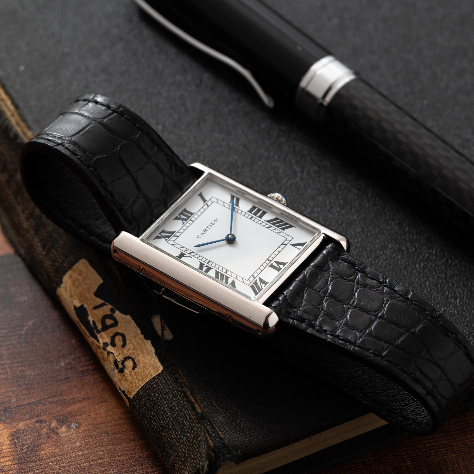 Pre-Owned Cartier Tank Louis Automatique 'Jumbo'