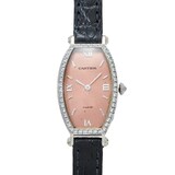 Pre-Owned Cartier Tonneau 'Paris' Diamonds