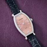 Pre-Owned Cartier Tonneau 'Paris' Diamonds