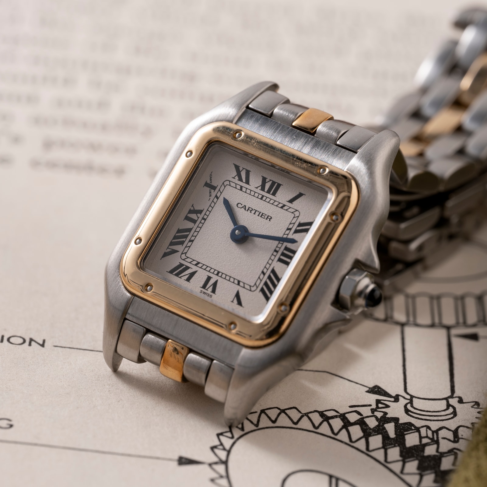 Pre-Owned Cartier Panthère de Two-Tone