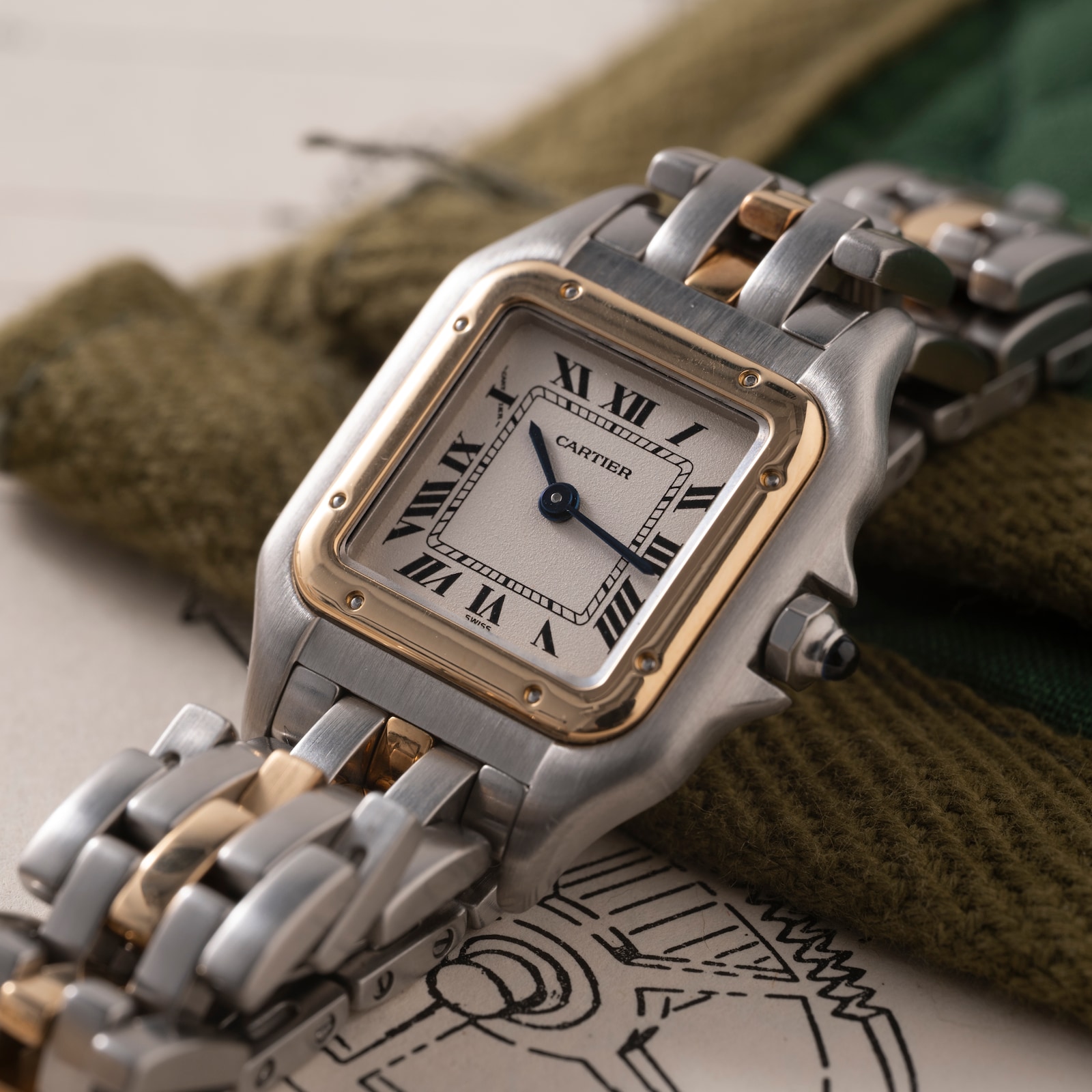 Pre-Owned Cartier Panthère de Two-Tone