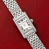 Pre-Owned Cartier Tank Mini Diamonds 'MOP'