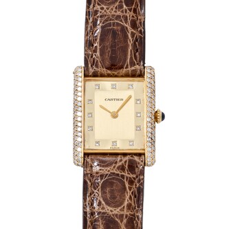 Pre-Owned Cartier Tank LC Diamonds