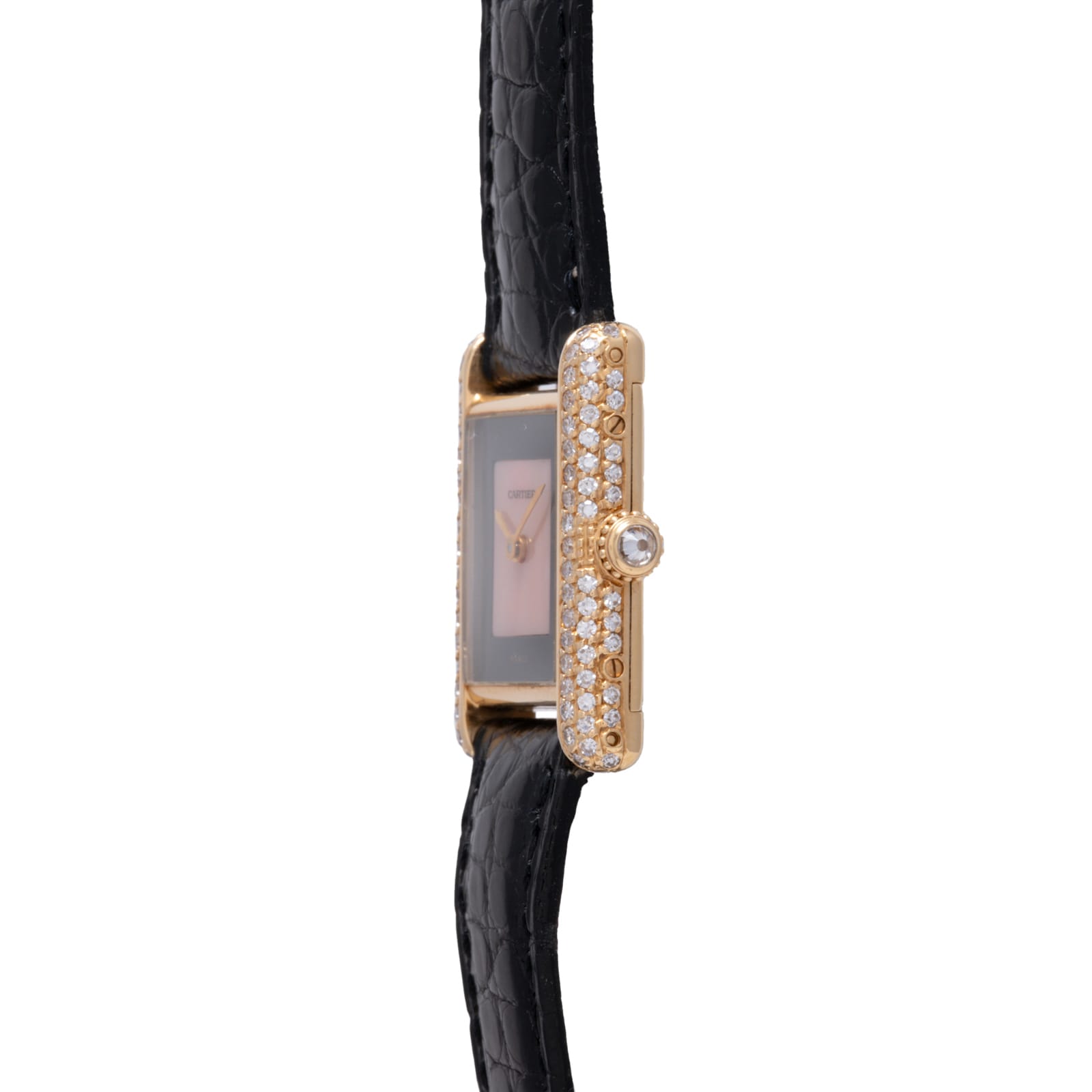 Pre-Owned Cartier Tank Onyx and Coral