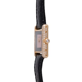 Pre-Owned Cartier Tank Onyx and Coral