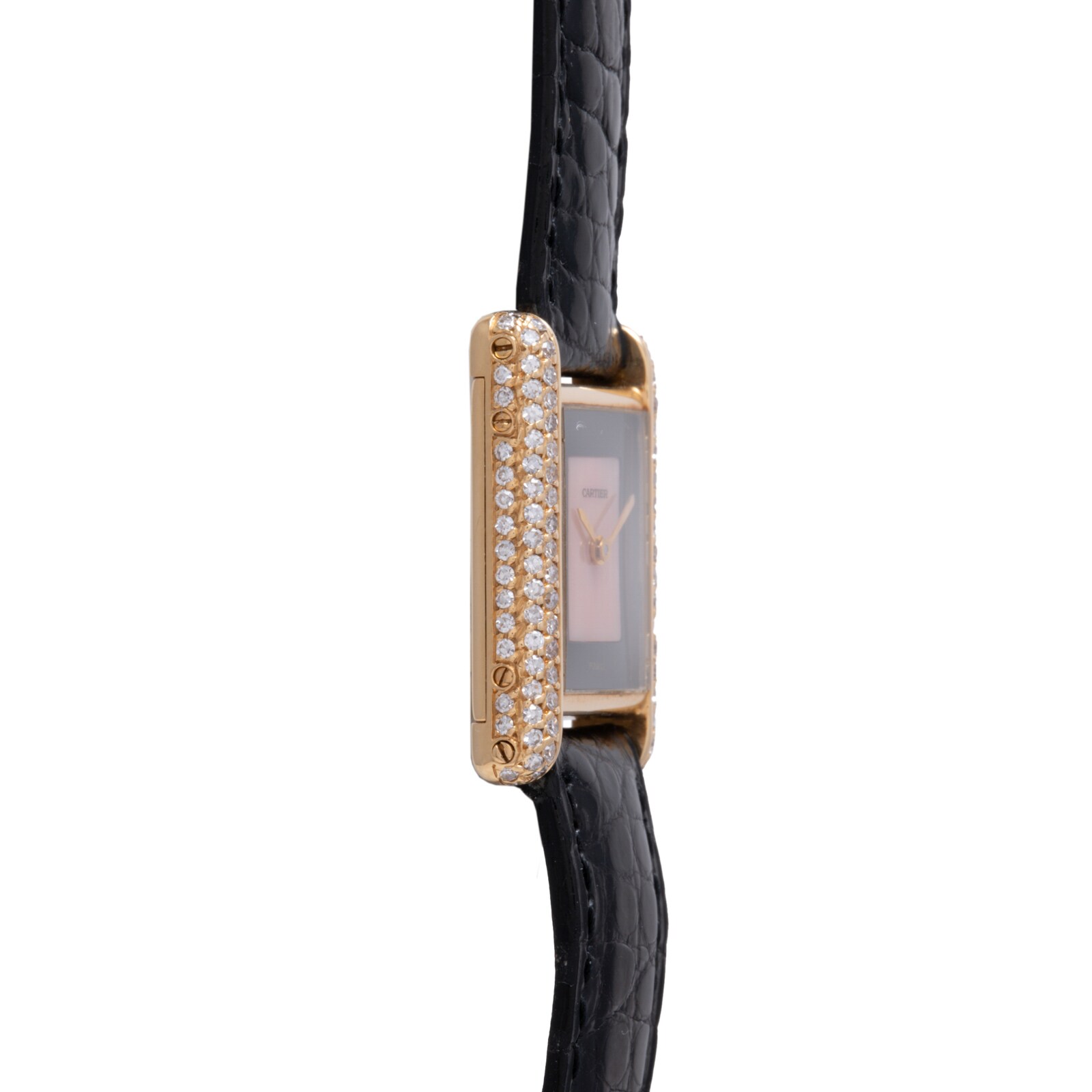 Pre-Owned Cartier Tank Onyx and Coral