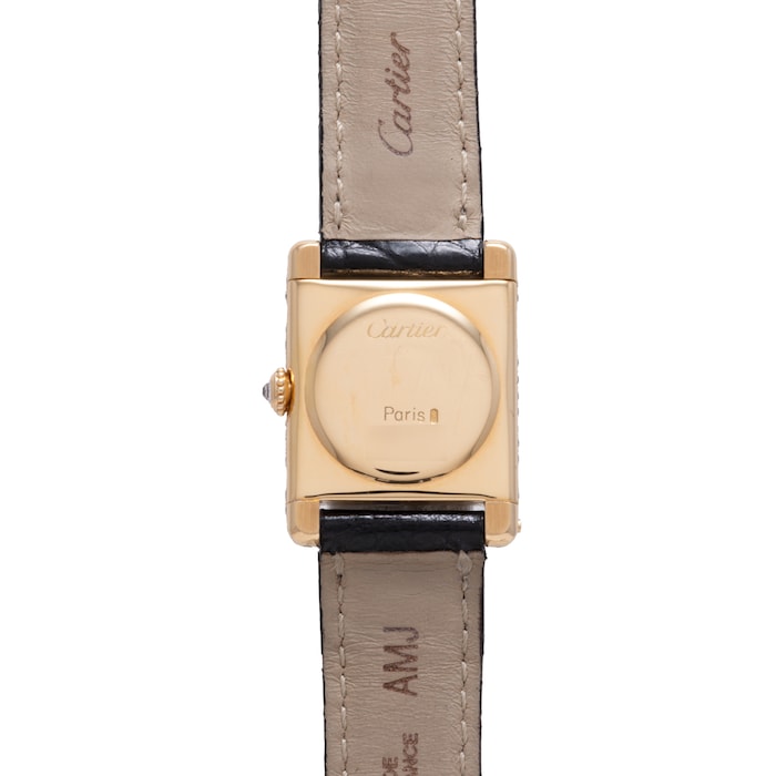 Pre-Owned Cartier Tank Onyx and Coral