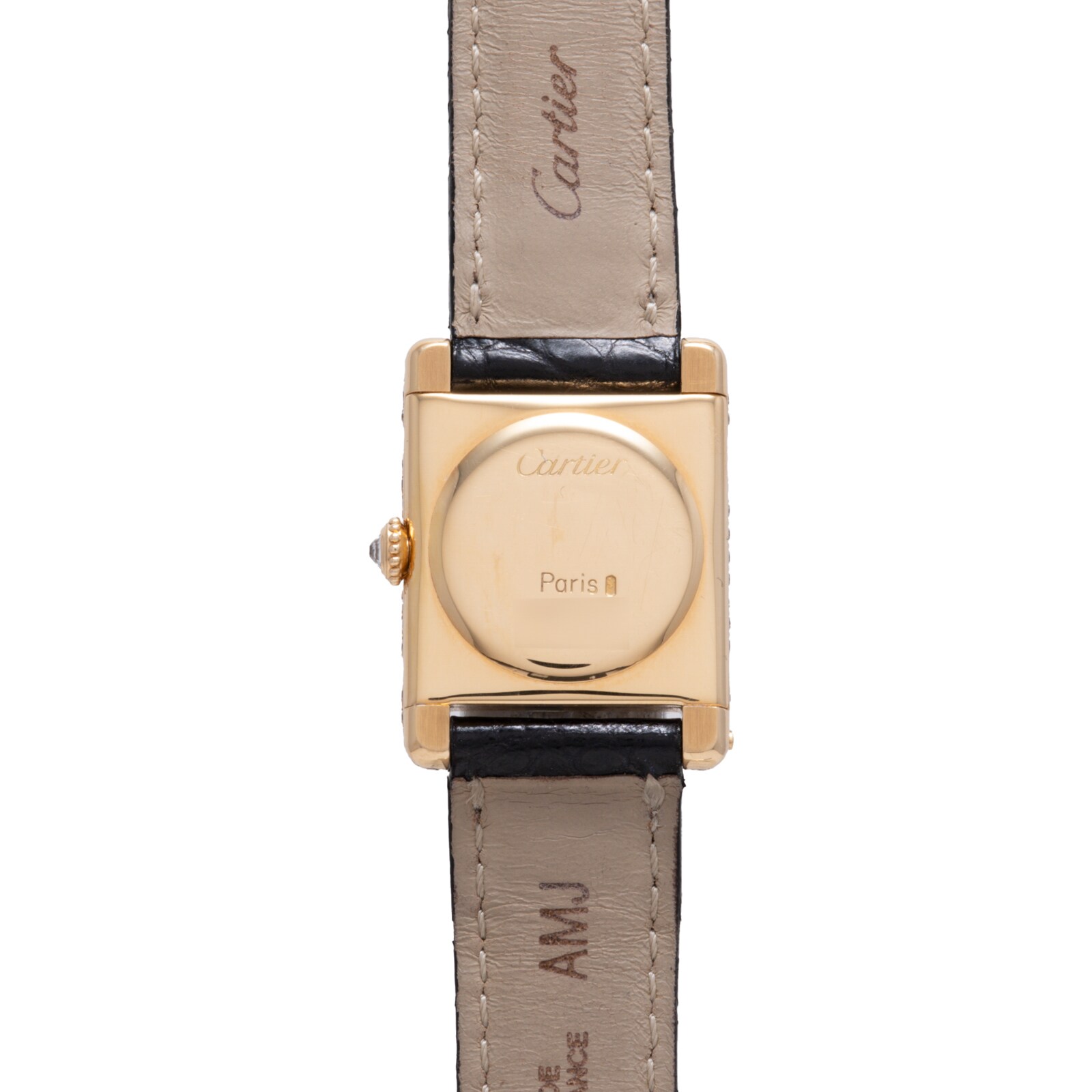 Pre-Owned Cartier Tank Onyx and Coral