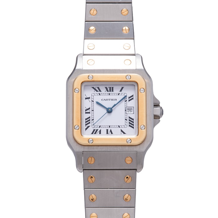 Par-Owned Cartier Santos Carrée Two- Santos Carrée Two-Tone