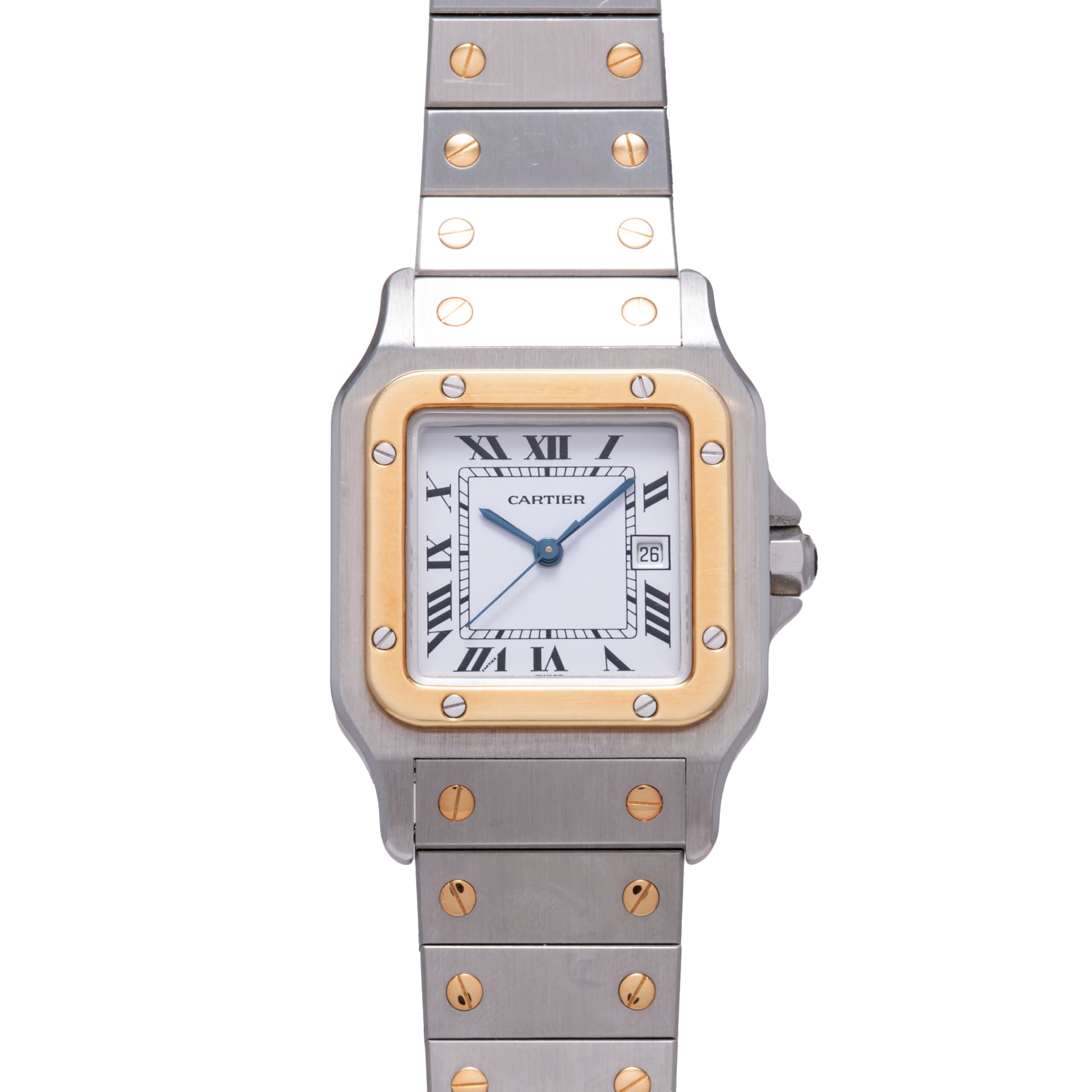 Par-Owned Cartier Santos Carrée Two- Santos Carrée Two-Tone