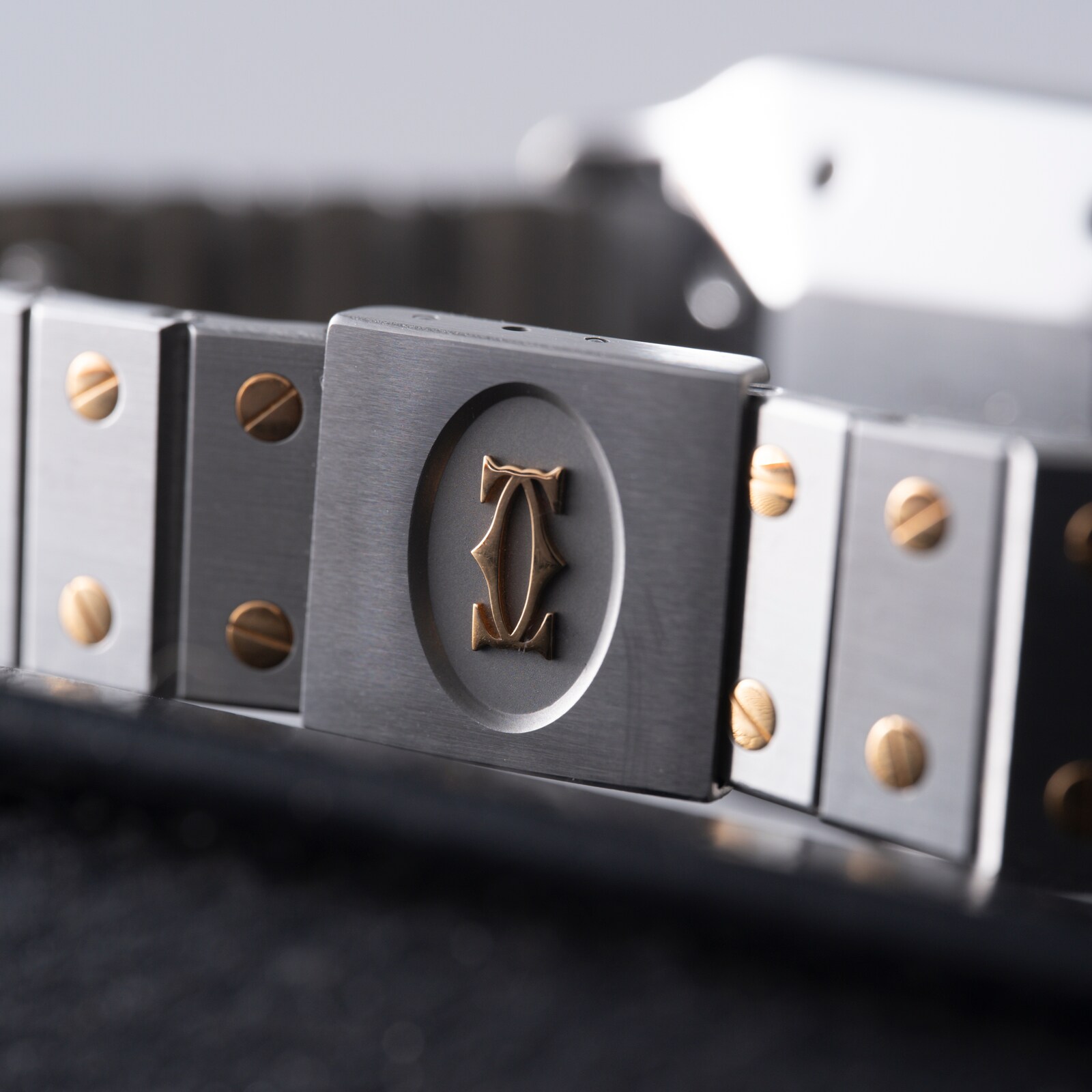 Par-Owned Cartier Santos Carrée Two- Santos Carrée Two-Tone