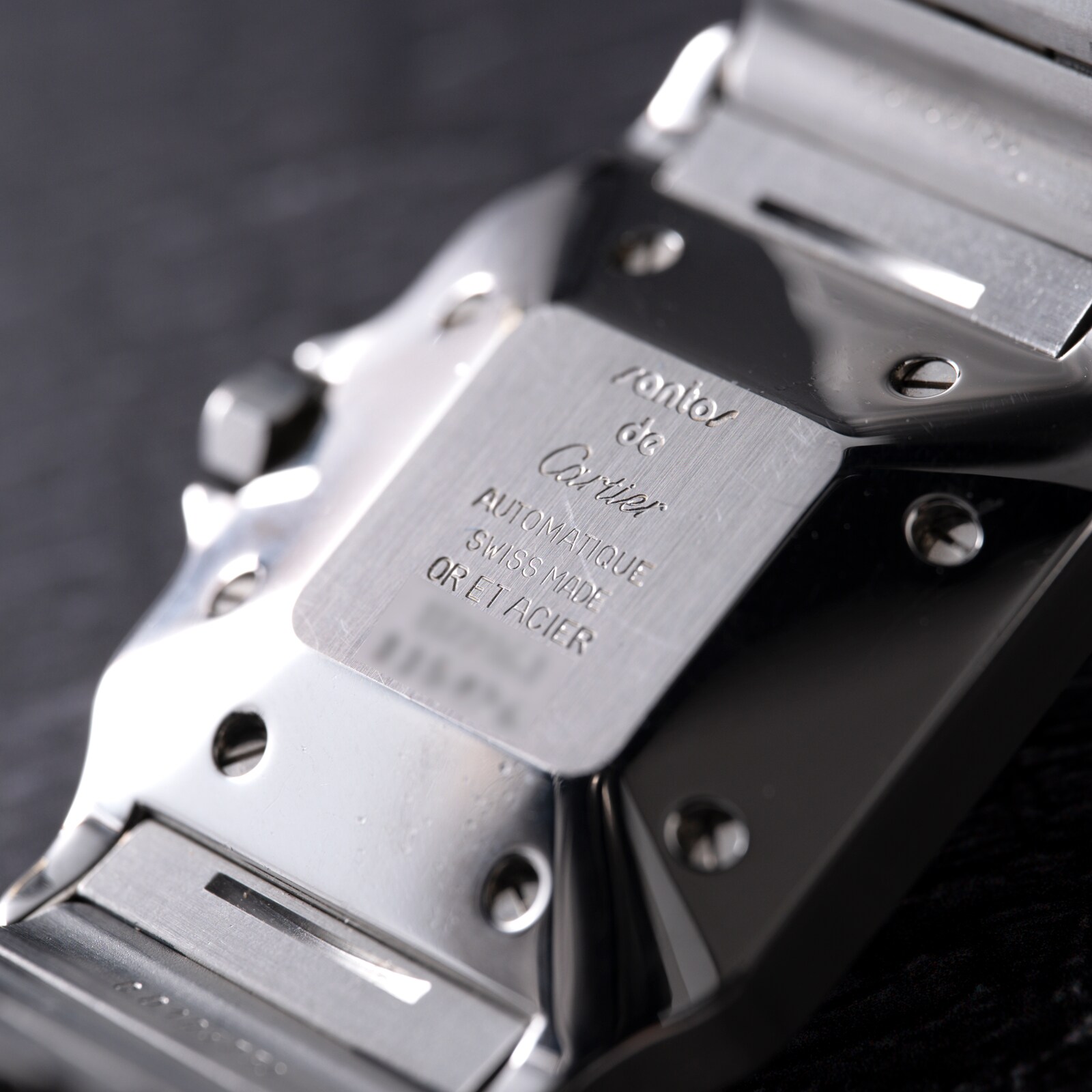 Par-Owned Cartier Santos Carrée Two- Santos Carrée Two-Tone