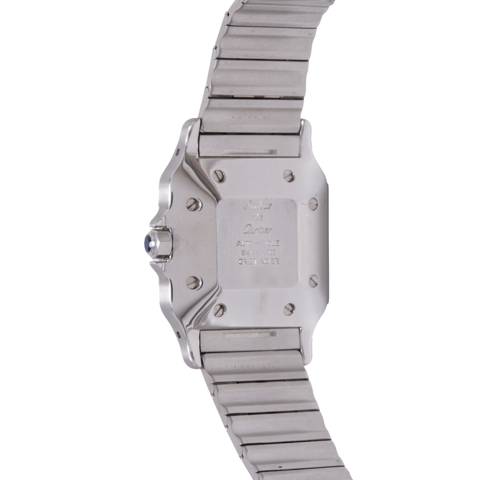 Par-Owned Cartier Santos Carrée Two- Santos Carrée Two-Tone