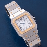 Par-Owned Cartier Santos Carrée Two- Santos Carrée Two-Tone
