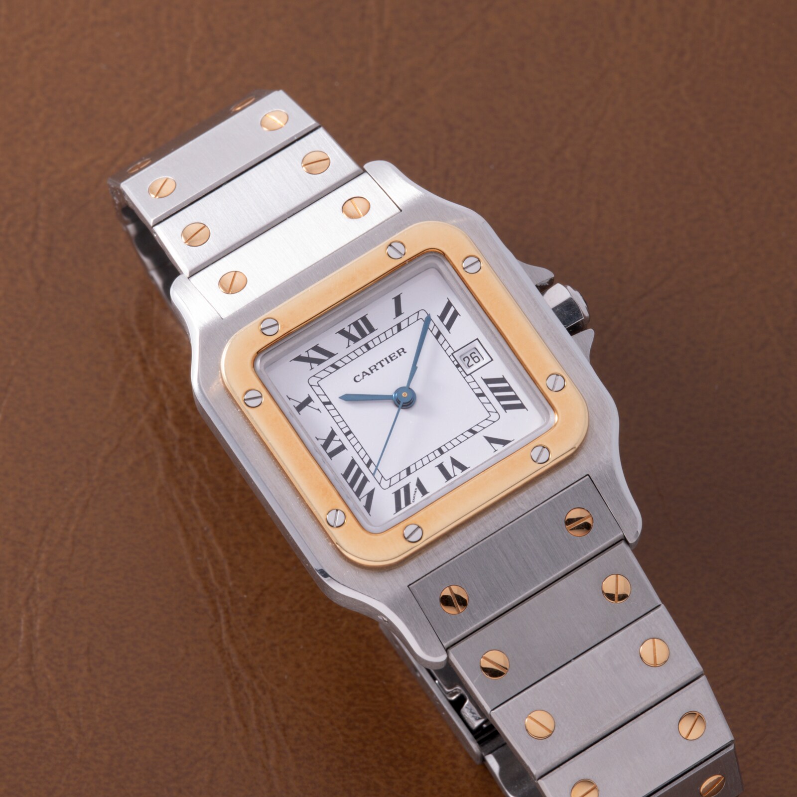 Par-Owned Cartier Santos Carrée Two- Santos Carrée Two-Tone