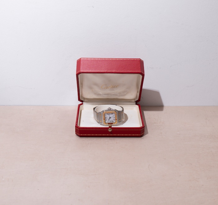 Par-Owned Cartier Santos Carrée Two- Santos Carrée Two-Tone