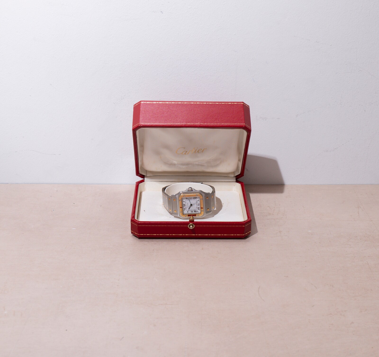 Par-Owned Cartier Santos Carrée Two- Santos Carrée Two-Tone
