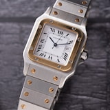 Par-Owned Cartier Santos Carrée Two- Santos Carrée Two-Tone
