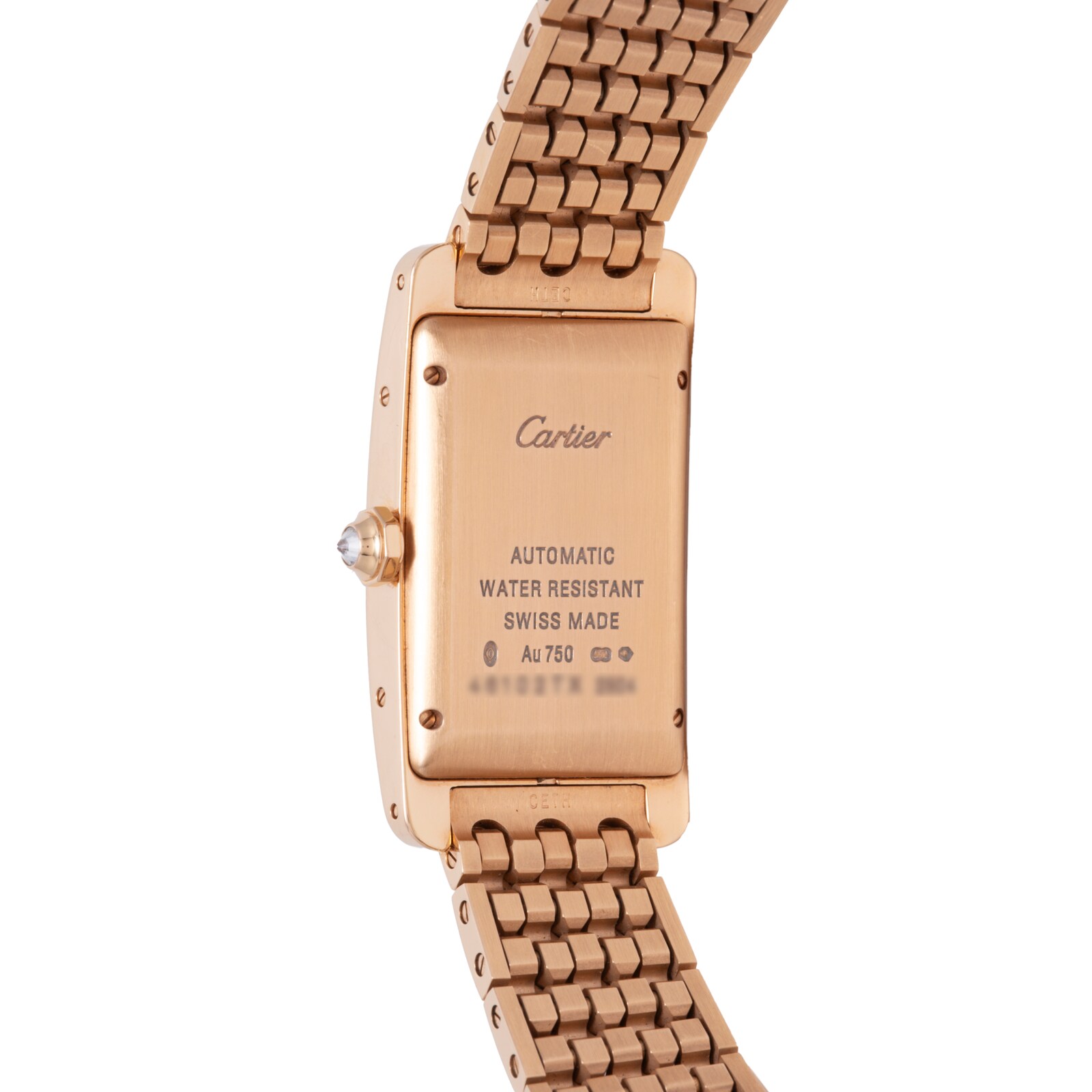Pre-Owned Cartier Tank Americaine Automatic Diamonds