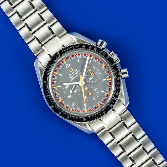 Pre-Owned Omega by Analog Shift Pre-Owned Omega Speedmaster 'Japan Racing' Dial