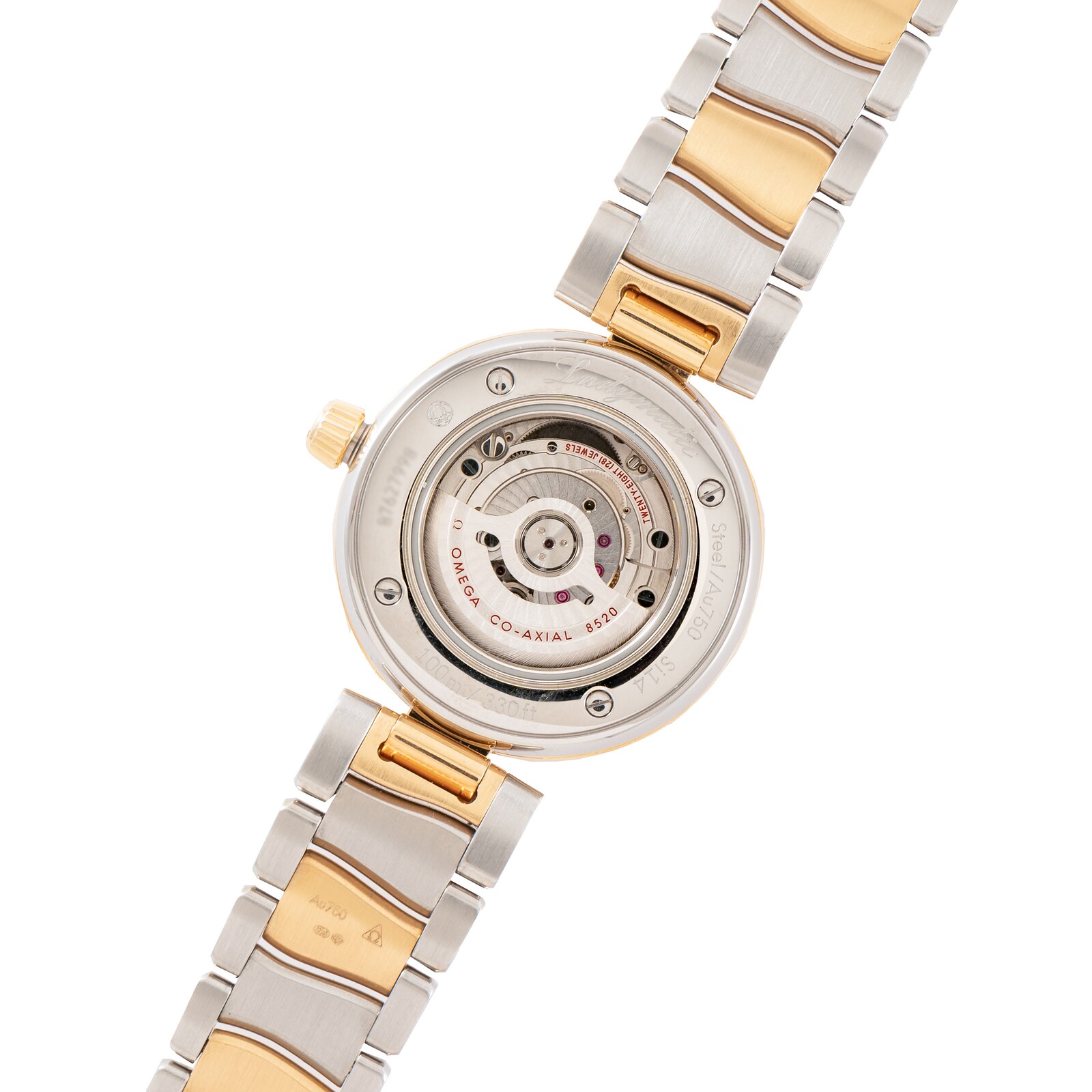 Pre-Owned Omega DeVille Ladymatic 'Mother of Pearl'