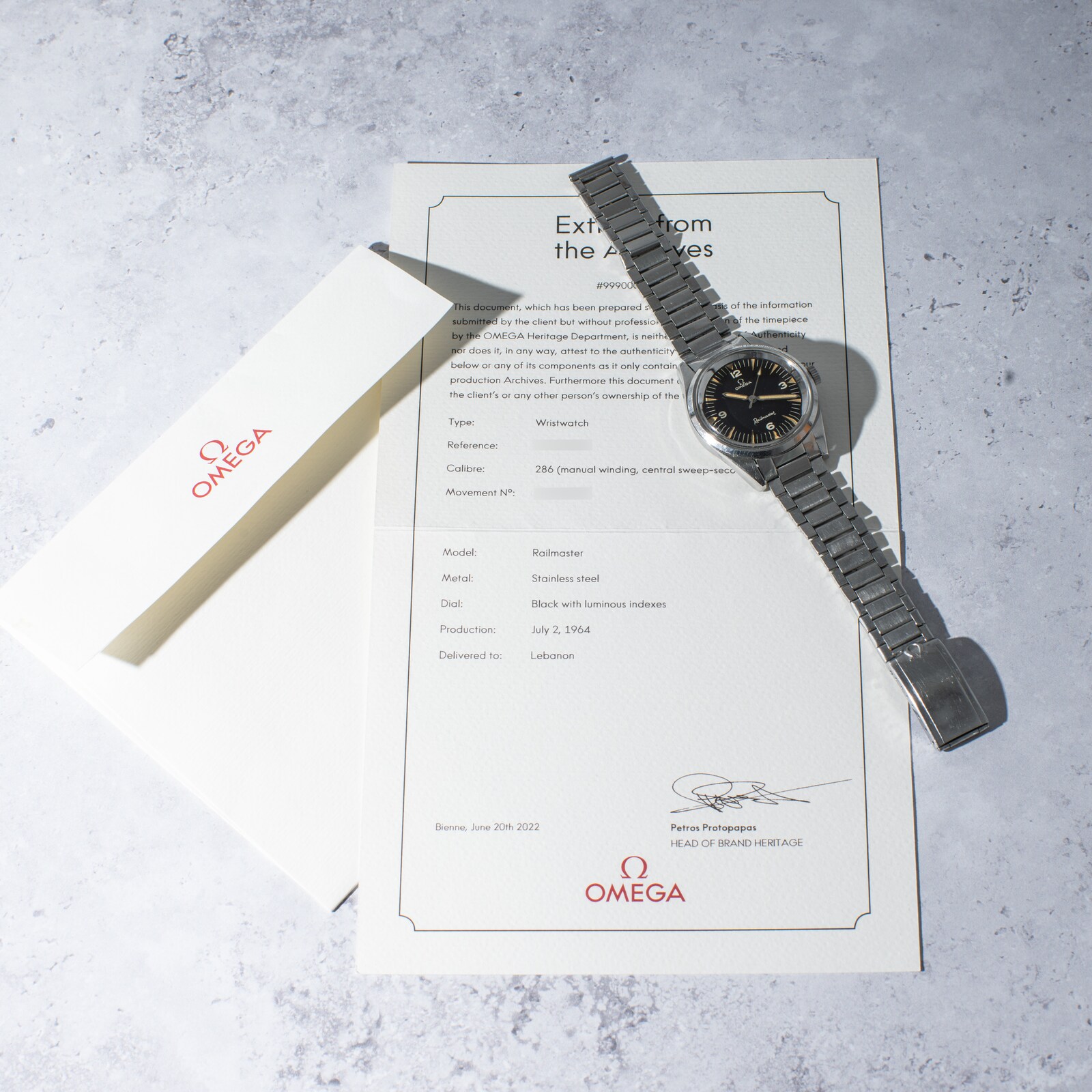 Pre-Owned Omega Railmaster