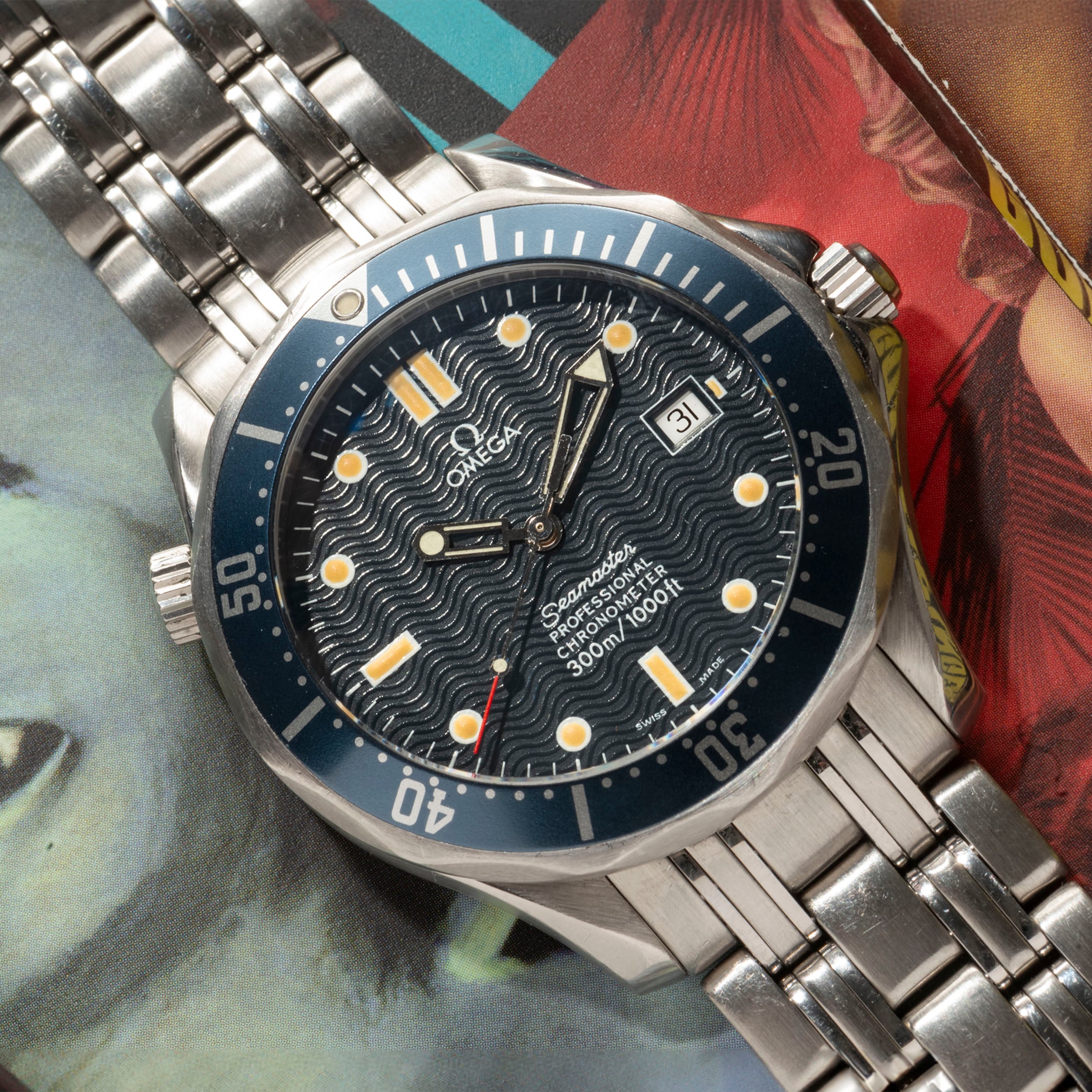 Pre Owned Omega Omega Seamaster 300 Professional Goldeneye 40960190 AS08807 Watches Of Switzerland US