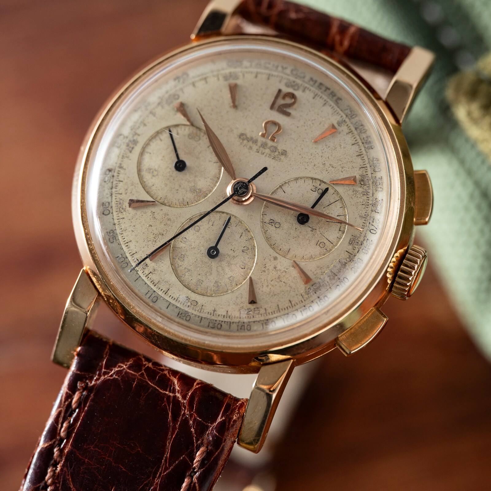 Pre-Owned Omega French Market Chronograph 'Calibre 321'