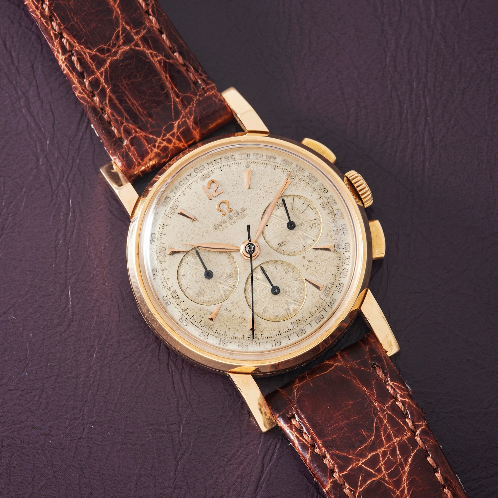 Pre-Owned Omega French Market Chronograph 'Calibre 321'