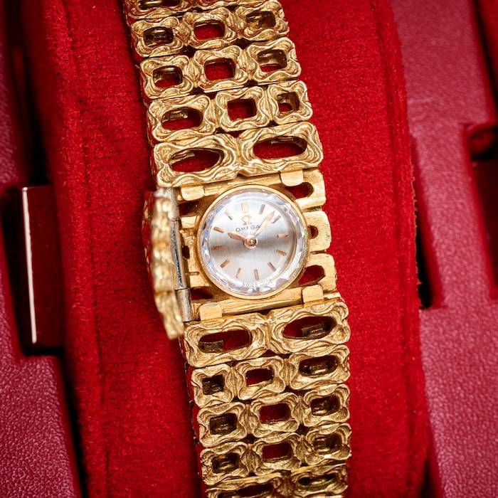 Pre-Owned Omega Secret' Bracelet Watch by Gilbert Albert