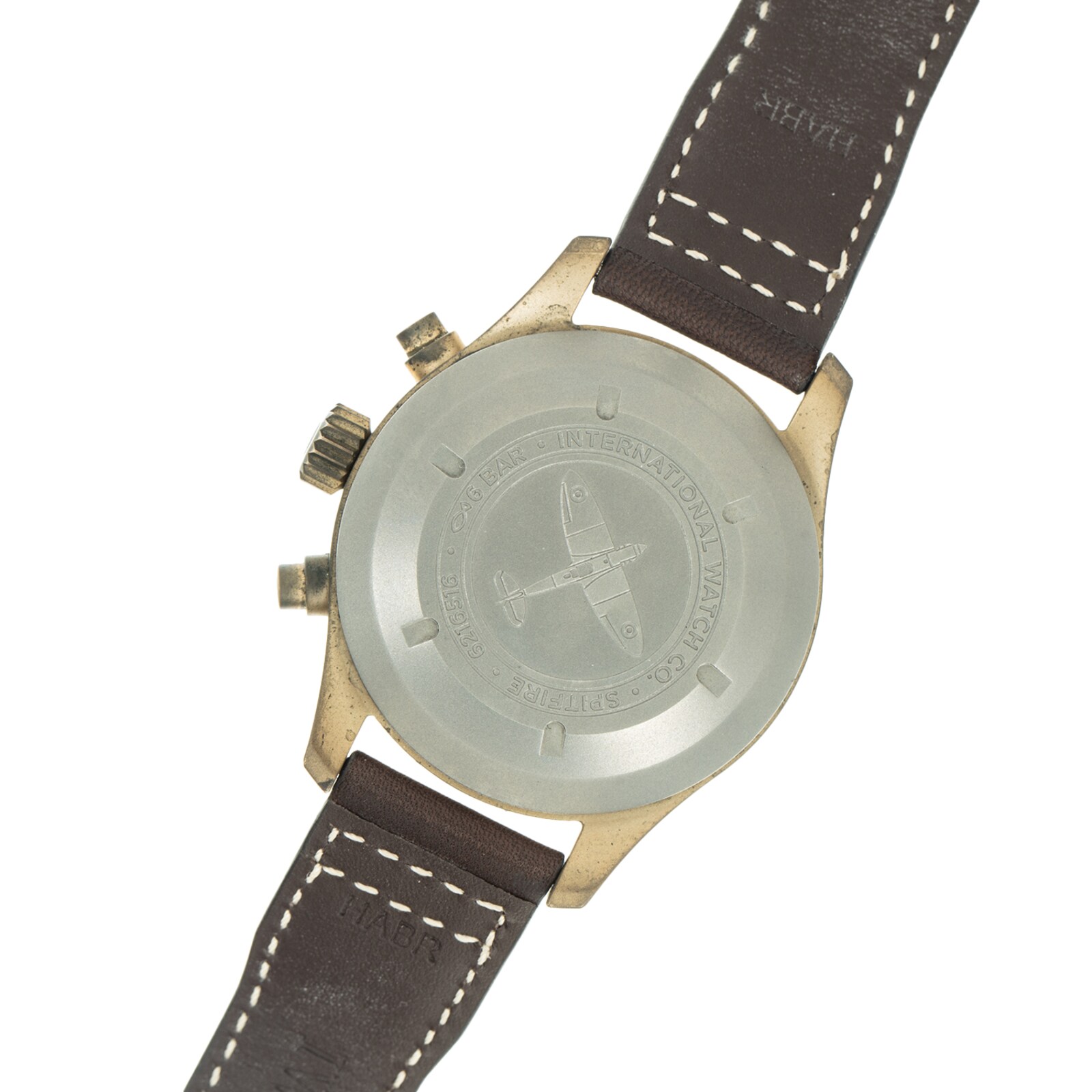 Pre-Owned IWC by Analog Shift Pilots Chronograph Spitfire Bronze