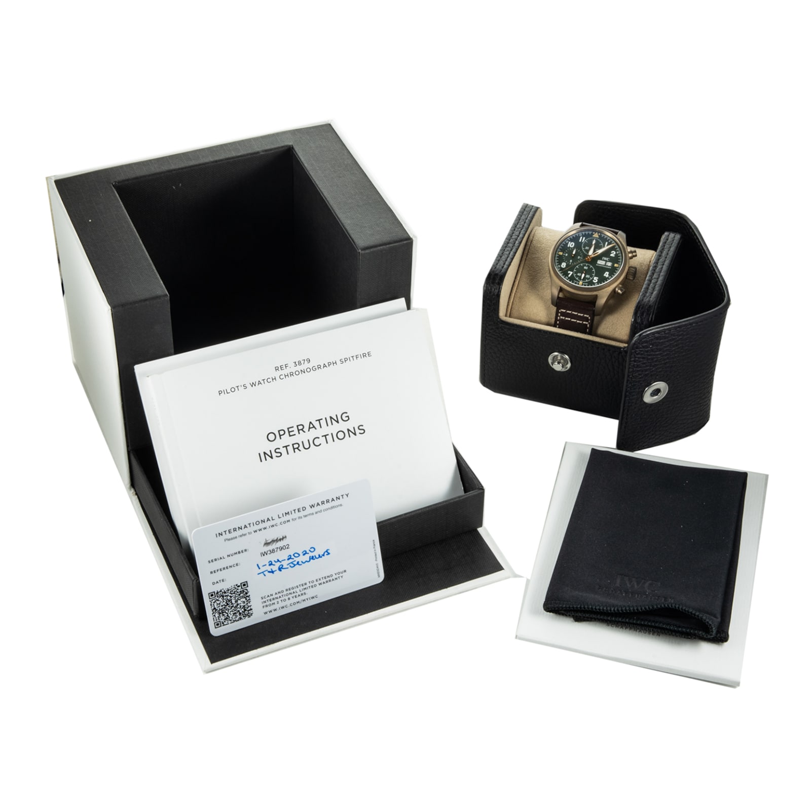 Pre-Owned IWC by Analog Shift Pilots Chronograph Spitfire Bronze