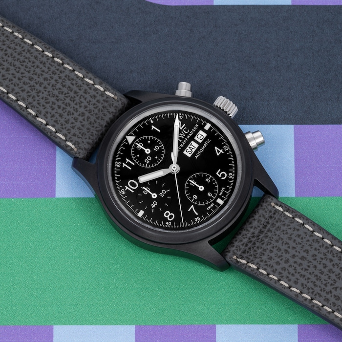 Pre-Owned IWC by Analog Shift Fliegerchronograph Ceramic