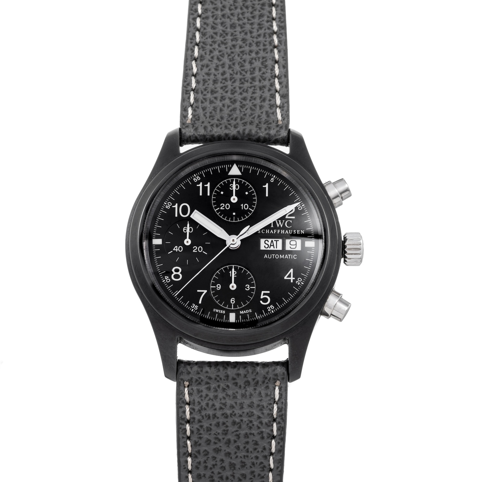 Pre-Owned IWC by Analog Shift Fliegerchronograph Ceramic