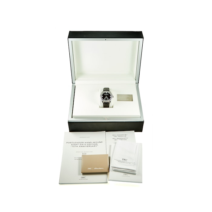 Pre-Owned IWC by Analog Shift Portugieser Hand-Wound Eight Days 75th Anniversary