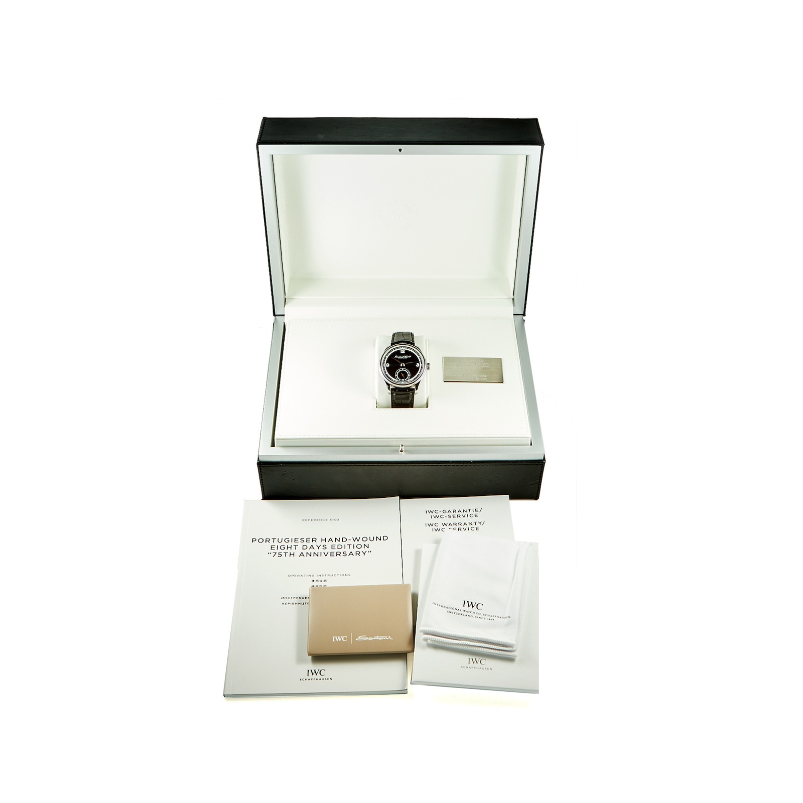 Pre-Owned IWC by Analog Shift Portugieser Hand-Wound Eight Days 75th Anniversary