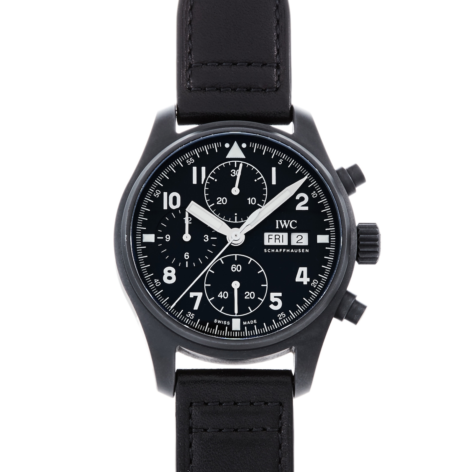 Pre-Owned IWC Pilot's Watch Chronograph 'Tribute To 3705'