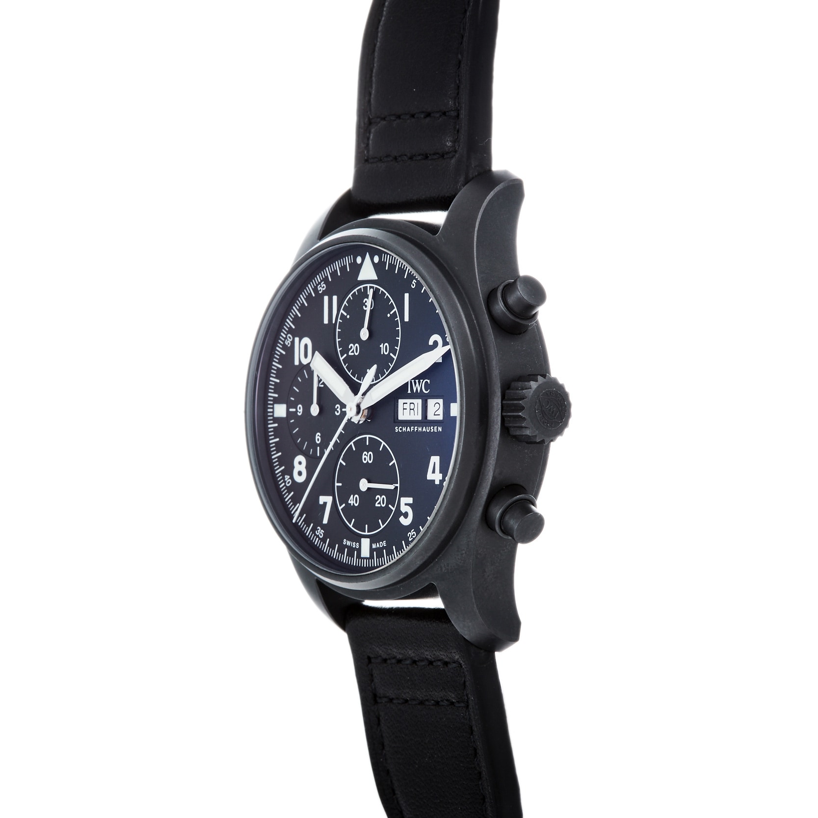 Used iwc deals pilot chronograph