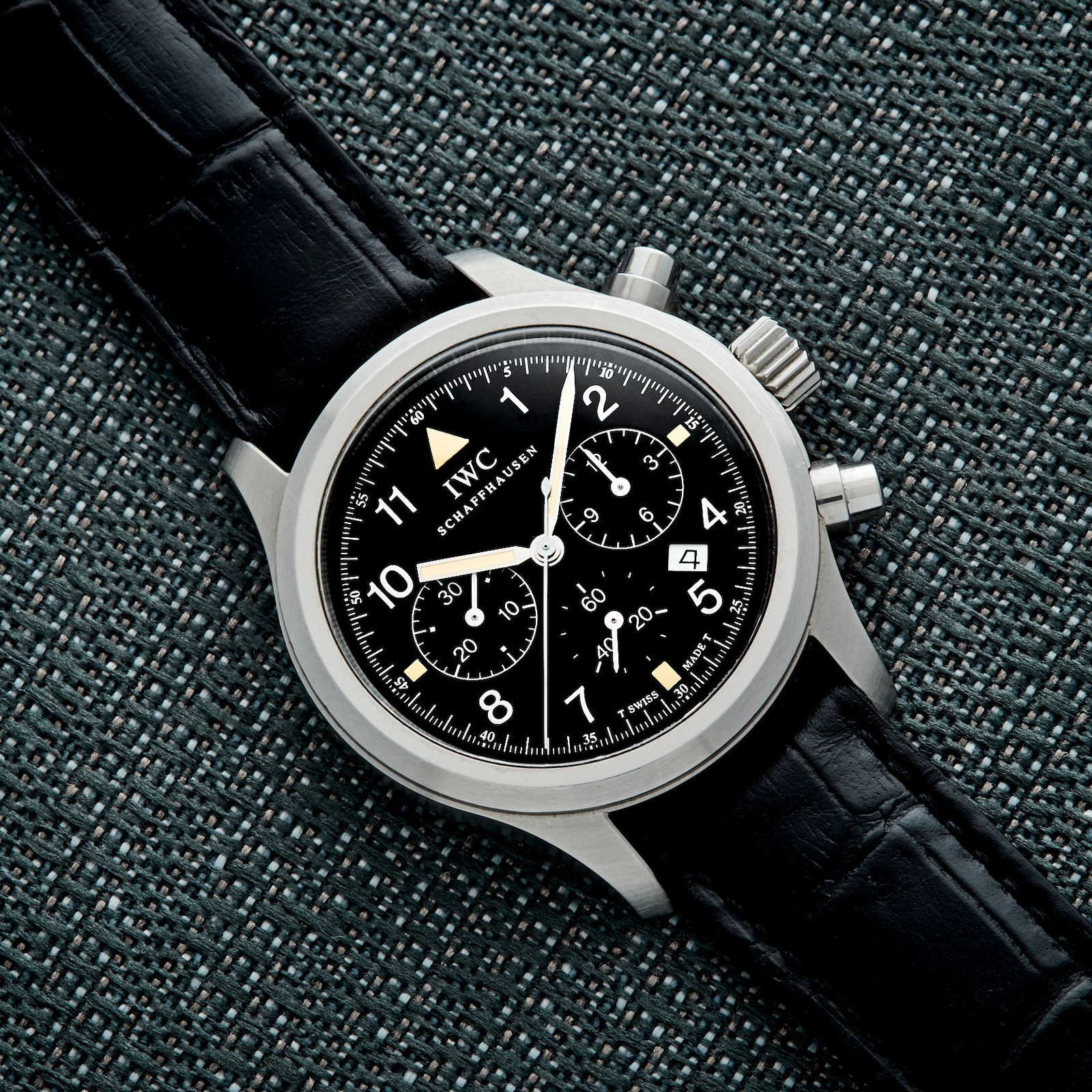 Pre-Owned IWC by Analog Shift Pilot's Watch Meca-Quartz