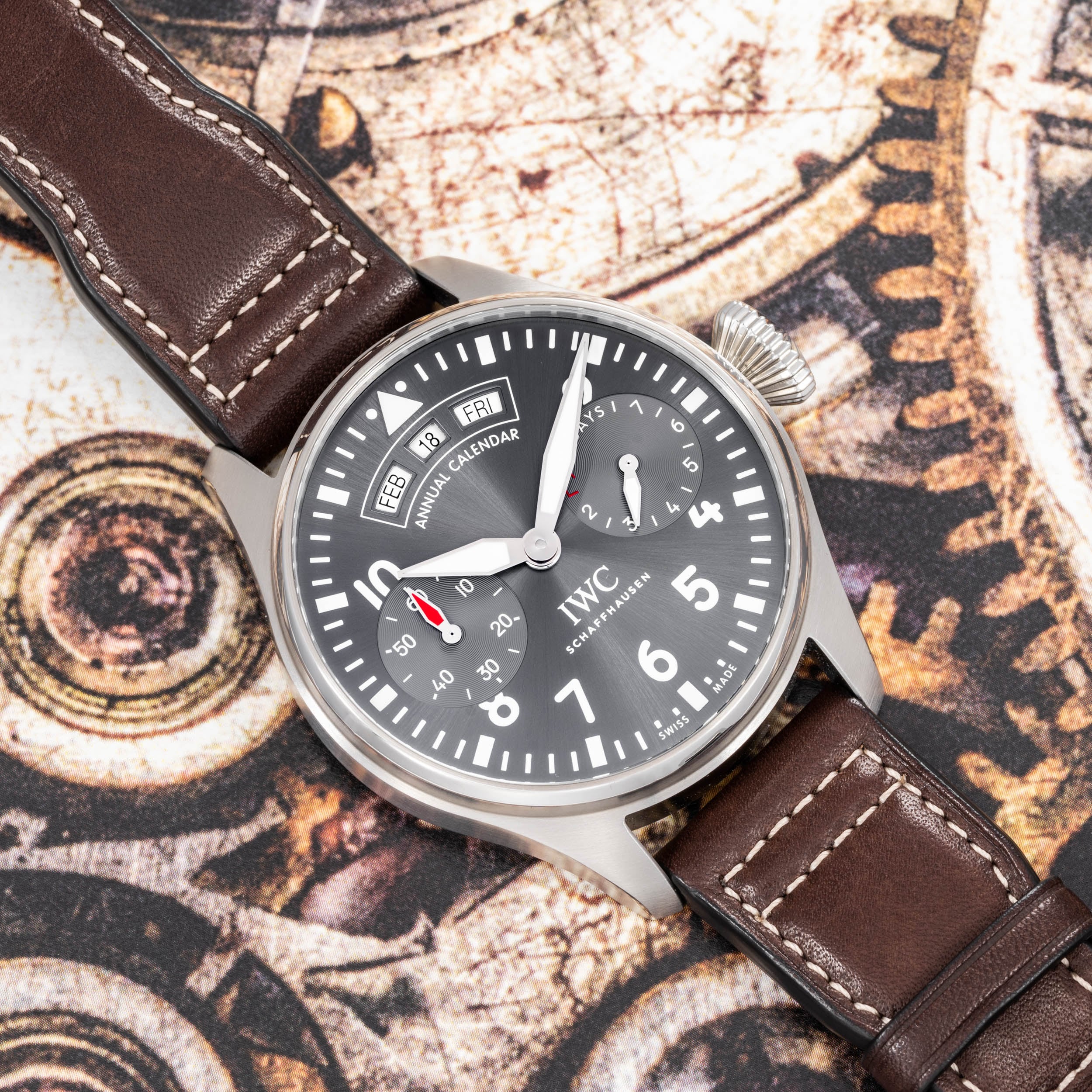 Iwc big pilot online annual calendar